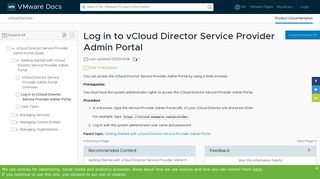 Log in to vCloud Director Service Provider Admin Portal - VMware Docs