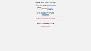 VCN Healthcare: Login to the site