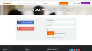 User Login Panel - Sign in with Your Registered Email ID | VConnect™