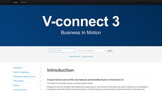 Welcome to V-Connect 3.52