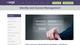 Identity and access management | vcpi