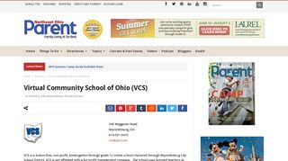 Virtual Community School of Ohio (VCS) - Northeast Ohio Parent