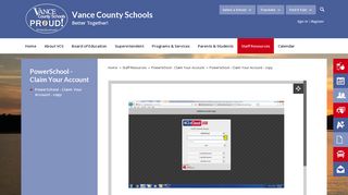 PowerSchool - Vance County Schools
