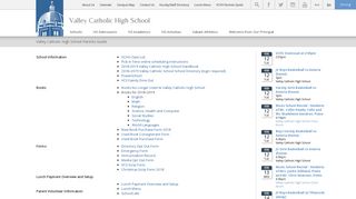 Valley Catholic High School Parents Guide