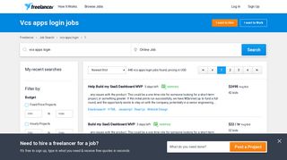 Vcs apps login Jobs, Employment | Freelancer