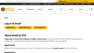 Email - Virginia Commonwealth University-Email