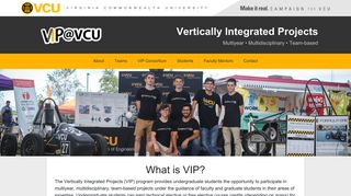 Vertically Integrated Projects | VCU College of Engineering