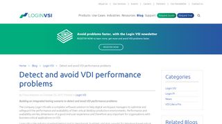 Detect and avoid VDI performance problems - Login VSI