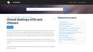 Virtual desktops (VDI) and VMware | Helpdesk
