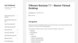 VMware Horizon 7.7 – Master Virtual Desktop – Carl Stalhood