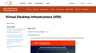 Virtual Desktop Infrastructure (VDI) | New York State Office of ...