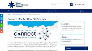 Connect: Member Benefits Program | Victorian Chamber of Commerce ...