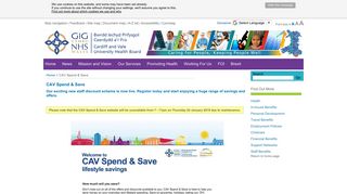 Cardiff & Vale University Health Board - CVUHB | CAV Spend & Save