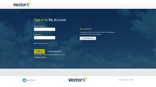 Vector Limited: Sign In