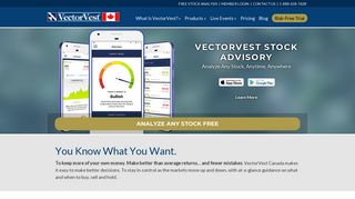 VectorVest Canada | Stock Analysis and Portfolio Management Software