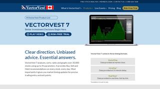 VectorVest 7 - VectorVest Canada