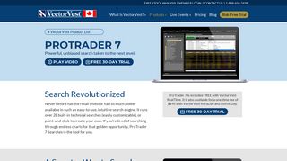 ProTrader 7 - VectorVest Canada