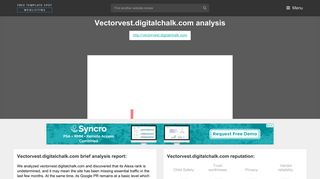 Vectorvest Digitalchalk. More on vectorvest.digitalchalk.com.