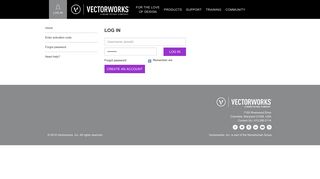 Vectorworks Student Portal | Log in