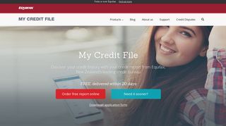 Your Free, Personal Credit Report | My Credit File NZ