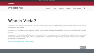 Who is Veda? | My Credit File NZ