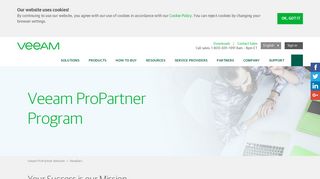 Veeam ProPartner Program – Your Success is Our Mission