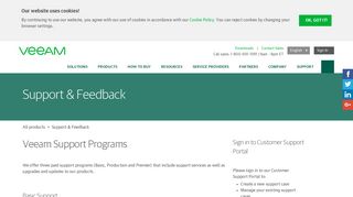 Veeam Customer Support Portal
