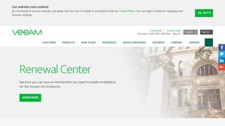 Request Support Renewal Quote - Veeam