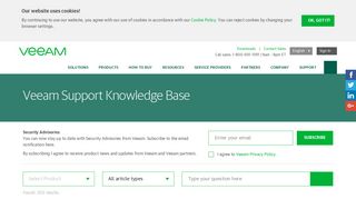 Veeam Support Knowledge Base