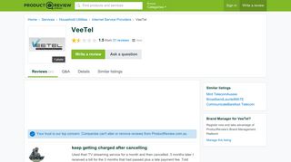 VeeTel Reviews - ProductReview.com.au