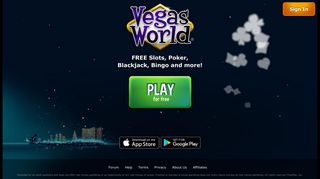 Vegas World - Play Online Casino Games for Fun at Vegas World
