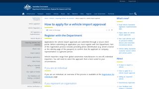 How to apply for a vehicle import approval