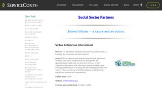 VEI — ServiceCorps | Leadership For Good.