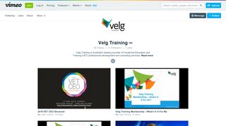 Velg Training on Vimeo