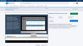 Velocify Pulse - Velocify, Inc - AppExchange