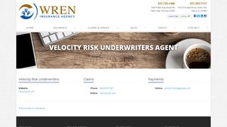 Velocity Risk Underwriters Agent in FL - Wren Insurance Agency