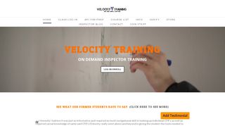 Velocity Training