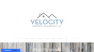 Velocity Property Management LLC | Rent Payments - Velocity ...
