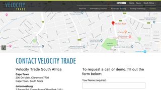Contact Velocity Trade - Velocity Trade South Africa