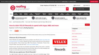 How to claim VELUX rewards with window purchases - Roofing ...