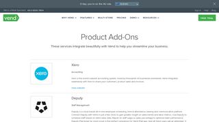 Add-ons and Integration Partners | Vend