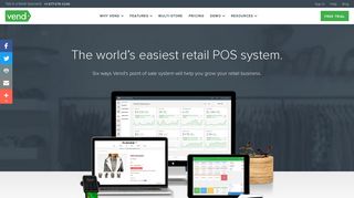 POS System (Point of Sale) for Small Business Retail | Vend POS