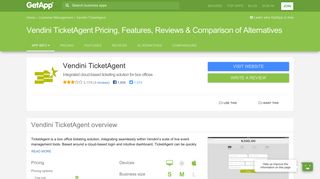 Vendini TicketAgent Pricing, Features, Reviews & Comparison of ...