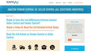 Amazon Vendor Central Vs. Seller Central (All Questions Answered)