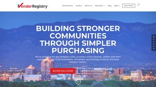 Vendor Registry | Stronger Communities Through Simpler Purchasing