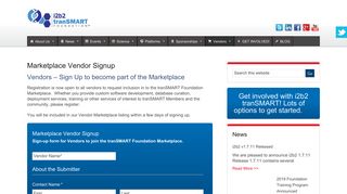 Marketplace Vendor Signup - i2b2 tranSMART Foundation