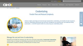 Credentialing | GHX