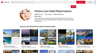Venere.com Hotel Reservations (venerecom) on Pinterest