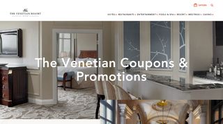 Venetian Promo Codes | Venetian Coupons | The Venetian® Las ...