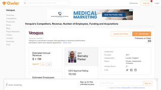 Venquis Competitors, Revenue and Employees - Owler Company Profile